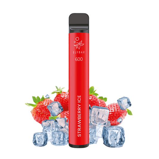 ELFBAR 600 Strawberry Ice Nikotinfrei