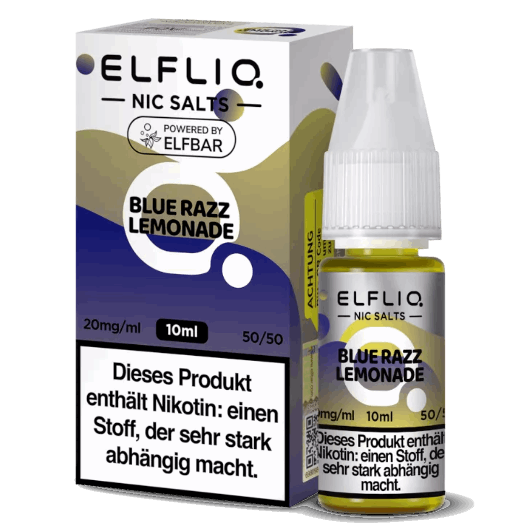 ELFLIQ - BLUE RAZZ LEMONADE - NIKOTINSALZ LIQUID