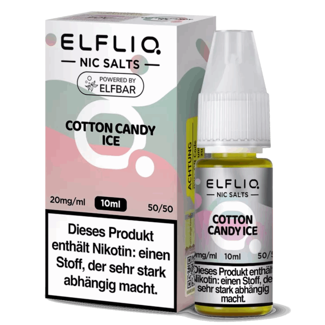 ELFLIQ - COTTON CANDY ICE - NIKOTINSALZ LIQUID