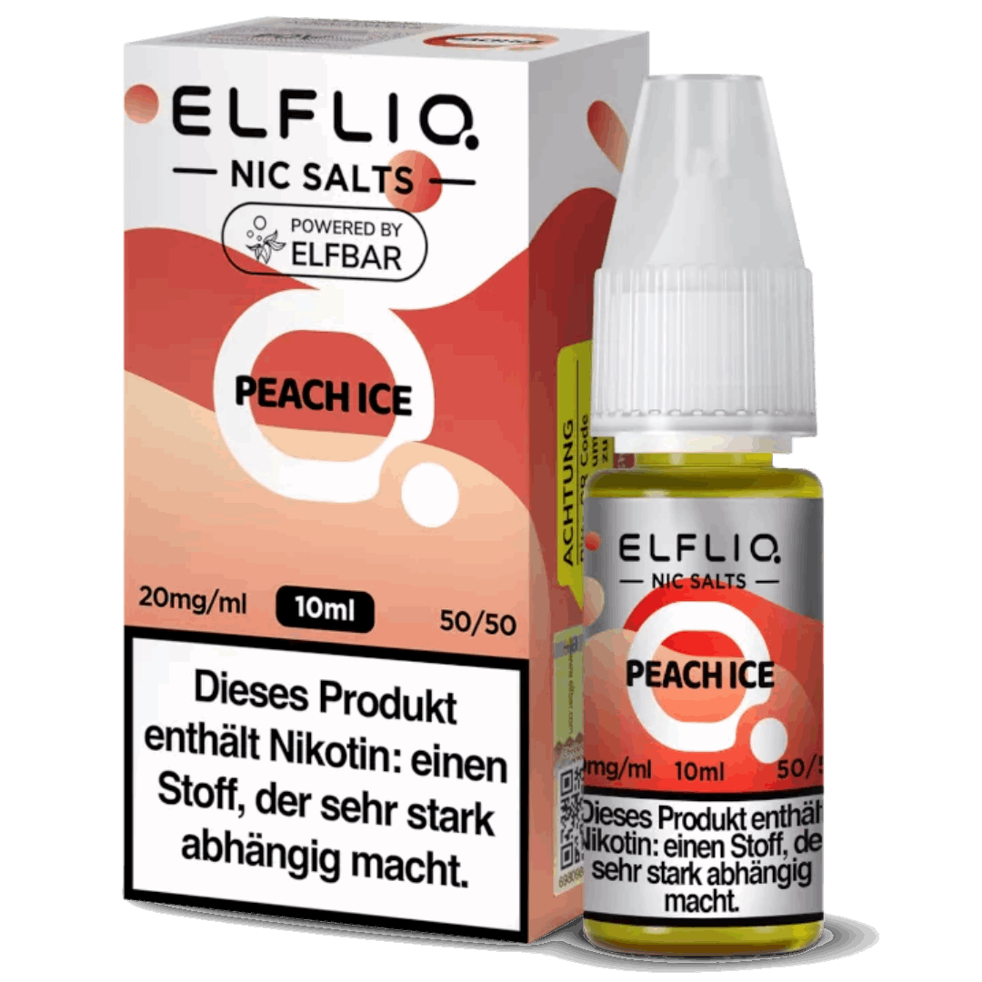 ELFLIQ - PEACH ICE - NIKOTINSALZ LIQUID