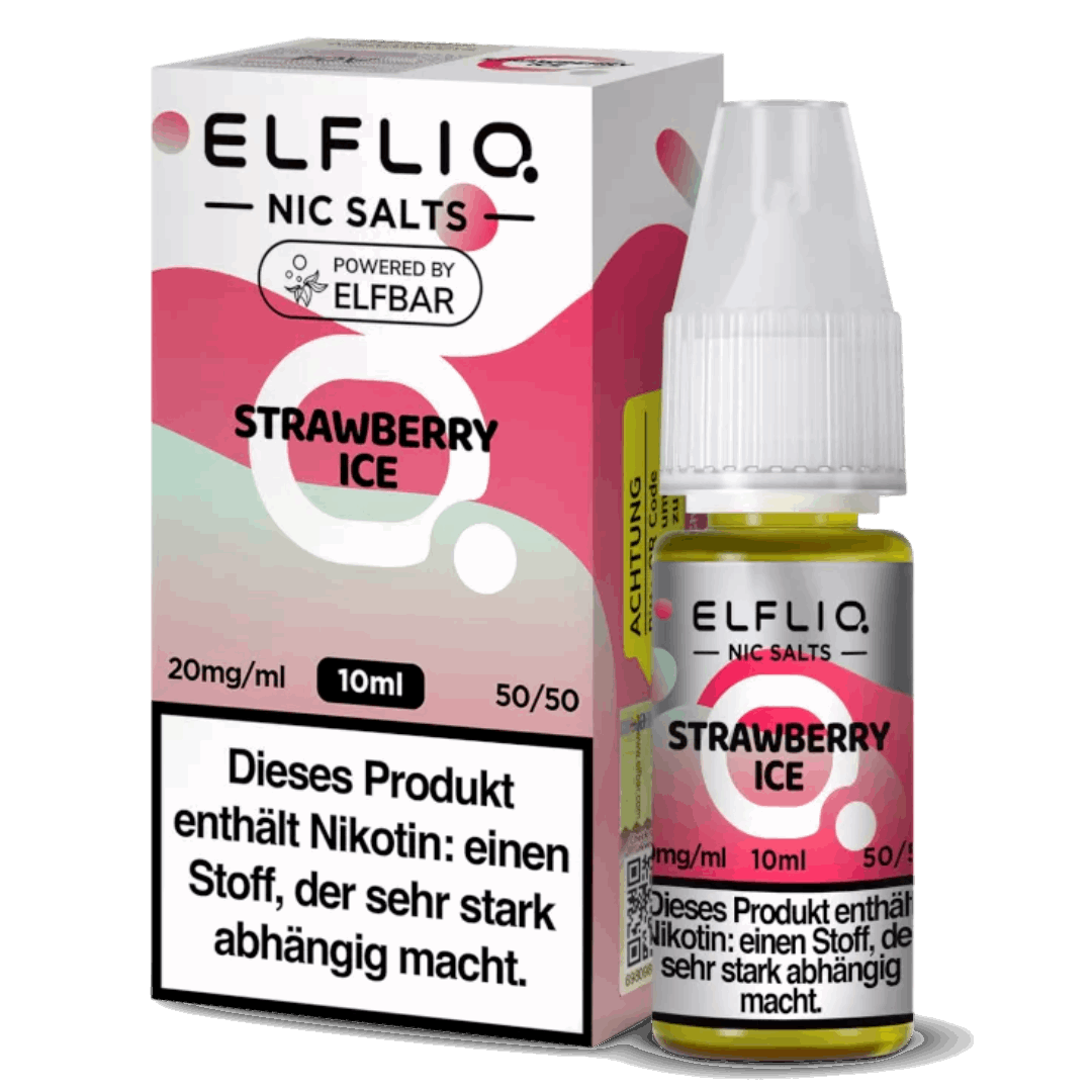 ELFLIQ - STRAWBERRY ICE - NIKOTINSALZ LIQUID