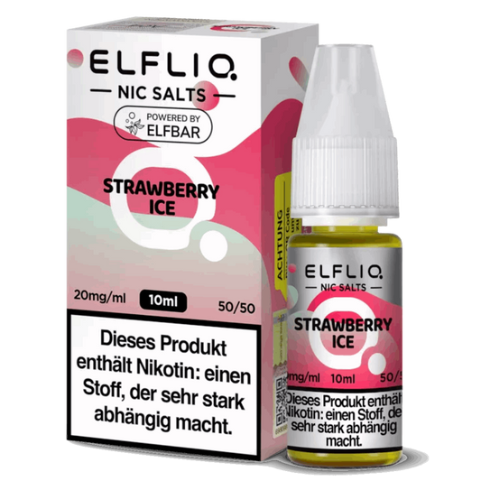 ELFLIQ - STRAWBERRY ICE - NIKOTINSALZ LIQUID