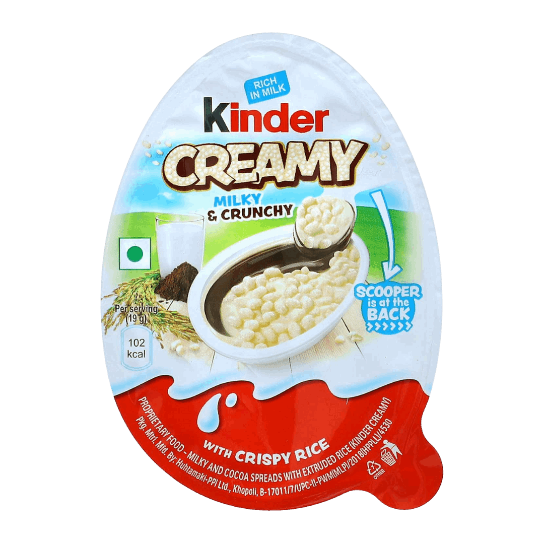 Kinder Creamy Milky & Crunchy 19g