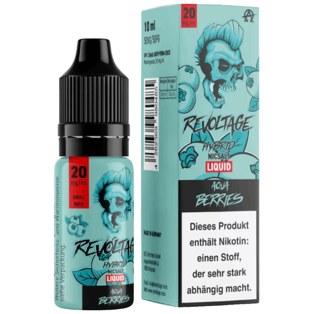 REVOLTAGE - AQUA BERRIES HYBRID NIKOTINSALZ LIQUID