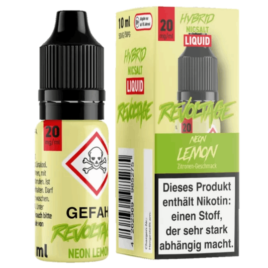 REVOLTAGE - NEON LEMON HYBRID NIKOTINSALZ LIQUID
