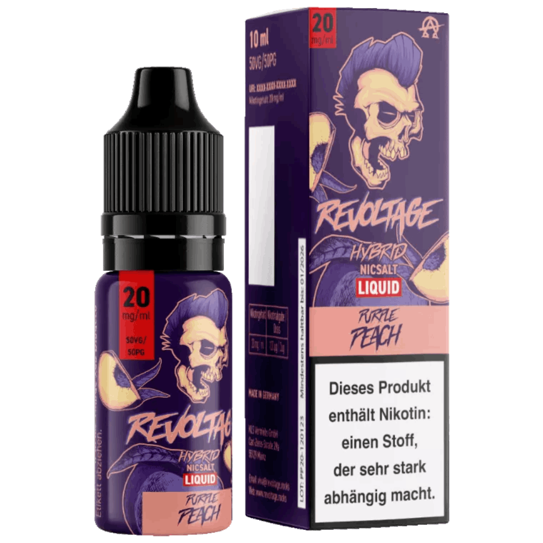 REVOLTAGE - PURPLE PEACH HYBRID NIKOTINSALZ LIQUID