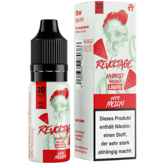 REVOLTAGE - WHITE MELON HYBRID NIKOTINSALZ LIQUID