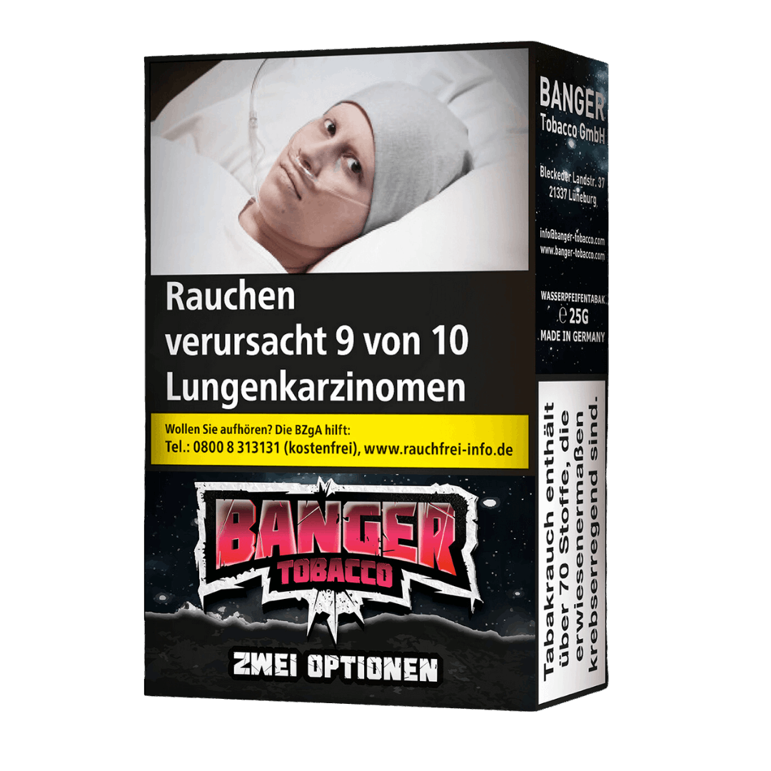 Banger Tobacco Shisha Tabak - Zwei Optionen